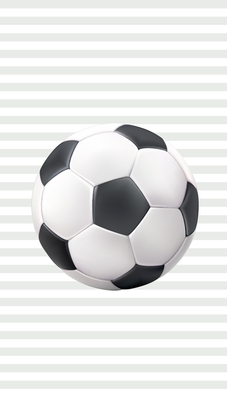 Poster fußball mit schwarz-weißem ball - TenStickers