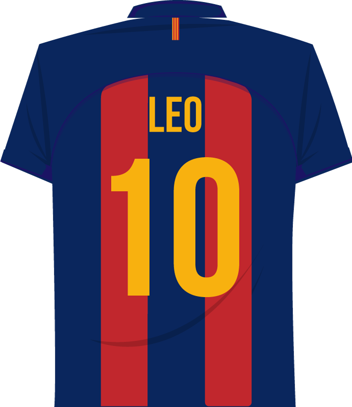Poster fußball messi wandtattoo - TenStickers