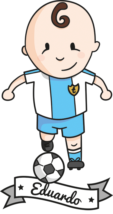 Poster fußball personalisierbares wandbild fußballer - TenStickers