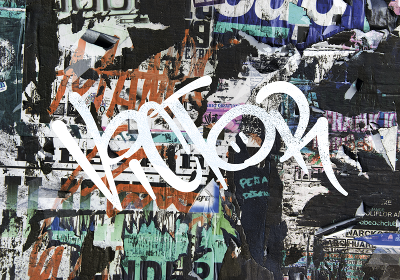 Personalisierte Namen Poster Speak Up - TenStickers