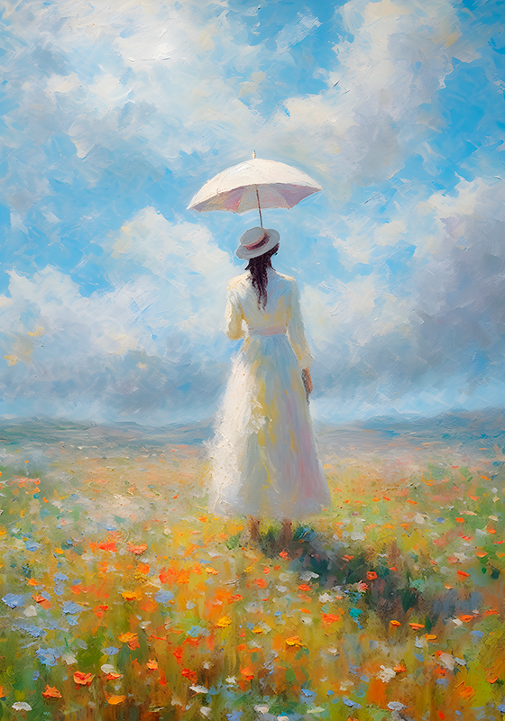 Kunstdrucke Printemps Impressionismus - TenStickers