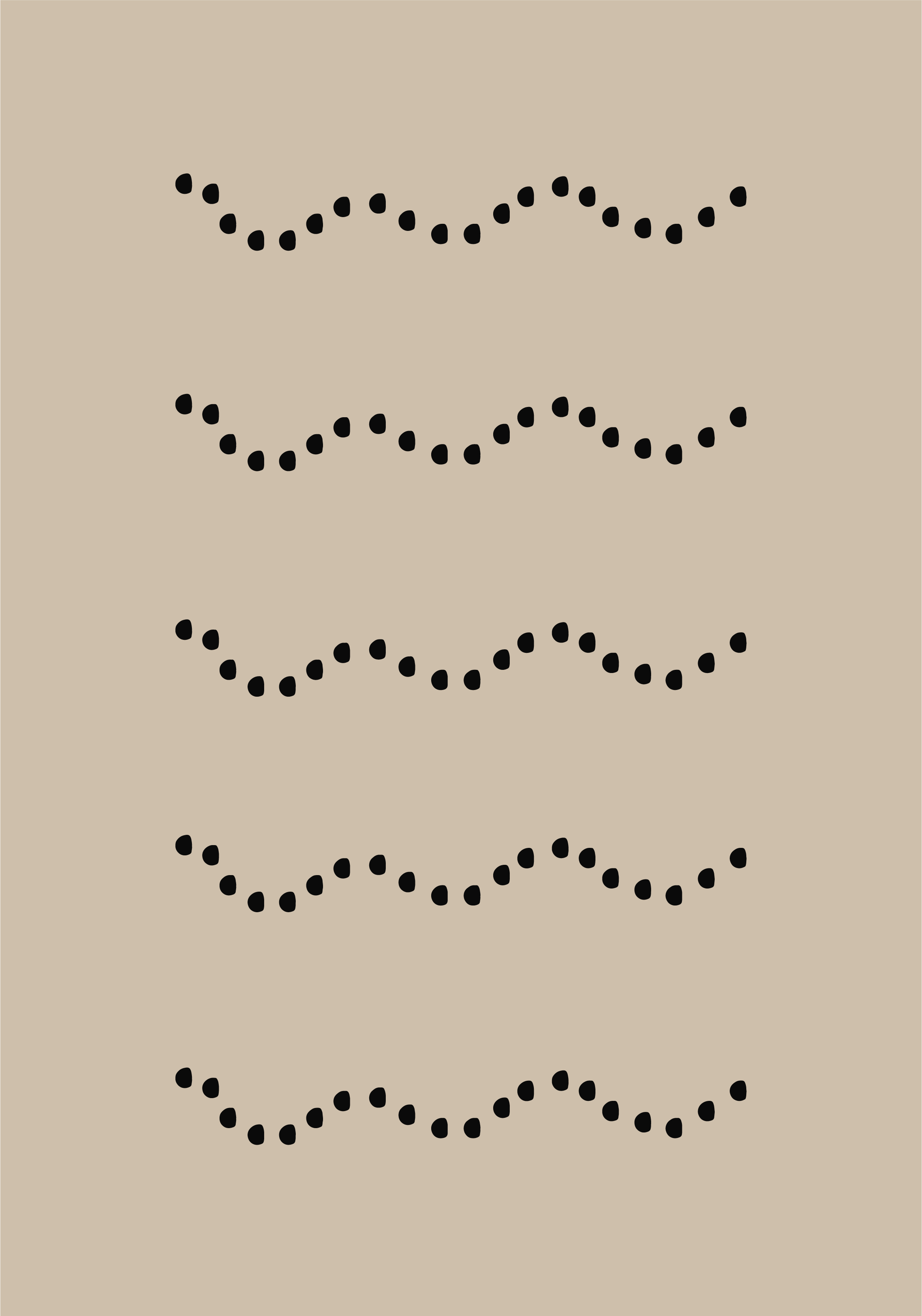 Nordisches Poster steine auf dem boden - TenStickers