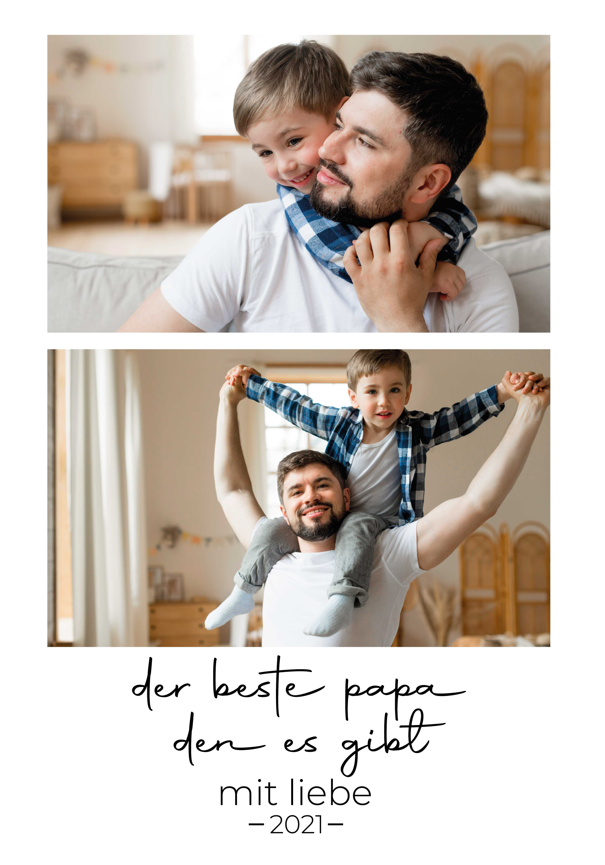 Poster Wohnzimmer Bester Papa den es gibt - TenStickers
