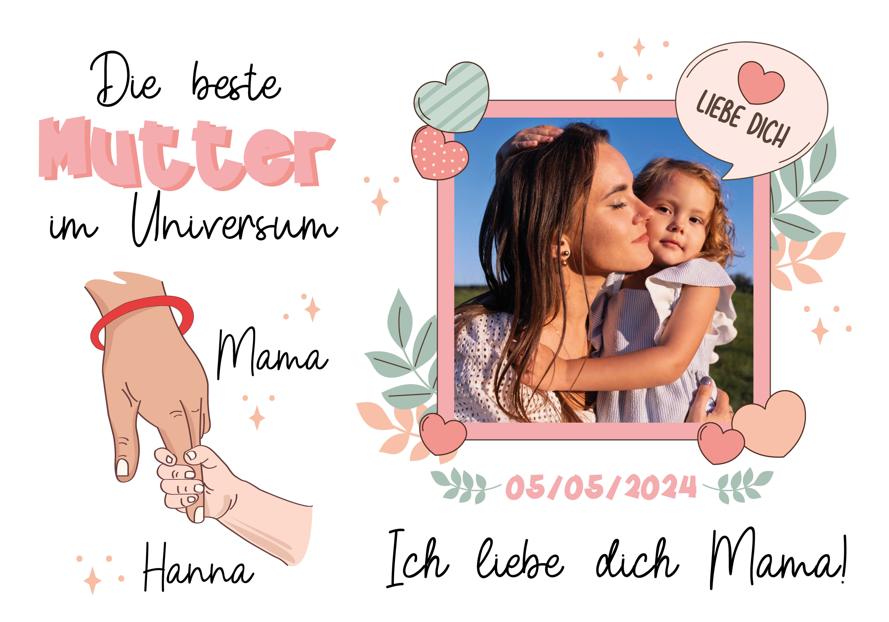 Poster sonstige Events die beste mutter im universum - TenStickers