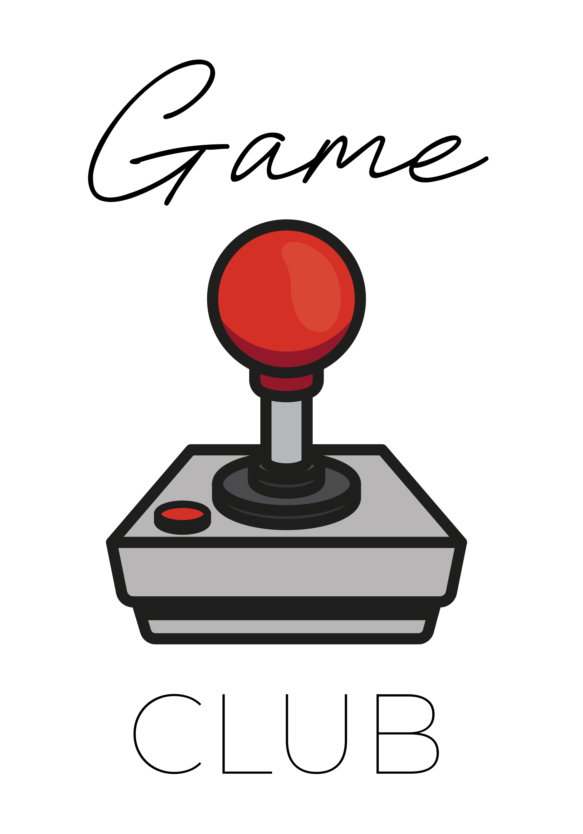 Gaming Poster Game CLUB Joystick - TenStickers