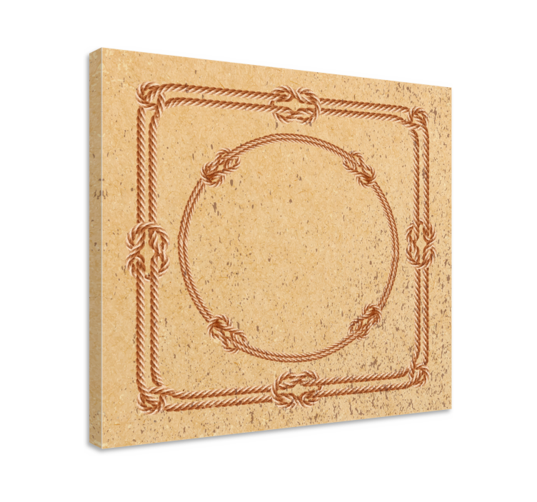 Leinwandbild seilrahmenprägung - TenStickers