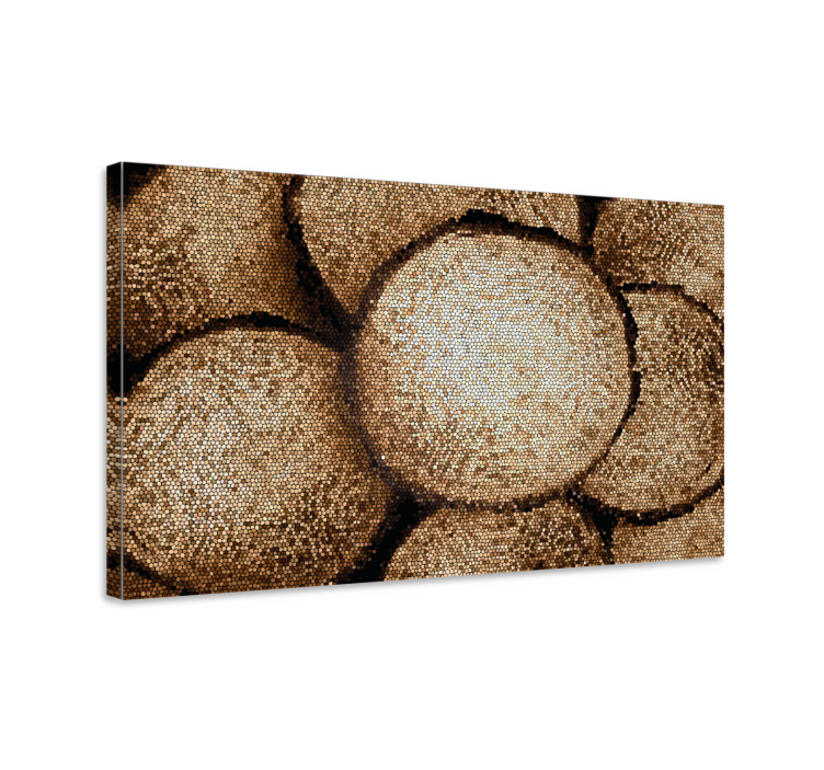 Buddha bilder leinwand mosaik buddha profil - TenStickers
