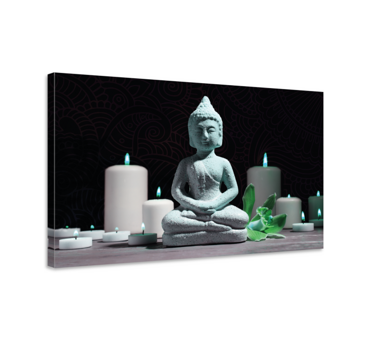 Buddha bilder leinwand buddha meditationsstatue - TenStickers