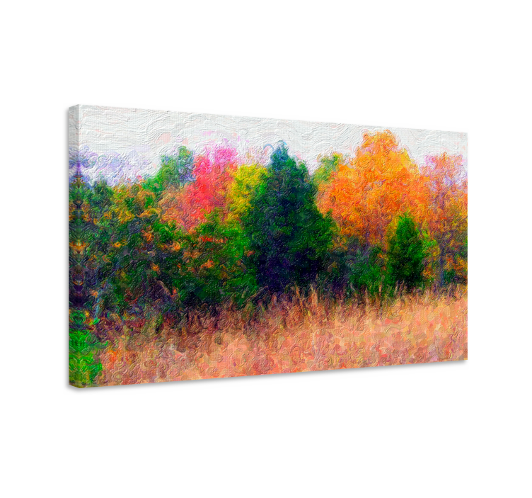 Wandbilder landschaft lebendige herbstlandschaft - TenStickers