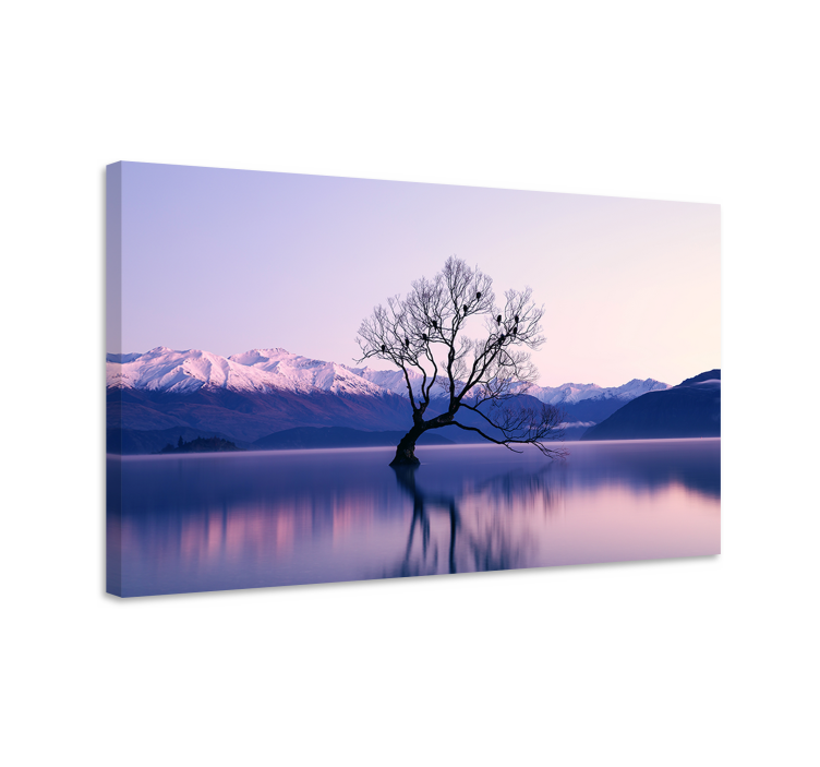 Wandbilder landschaft stille bergresonanz - TenStickers