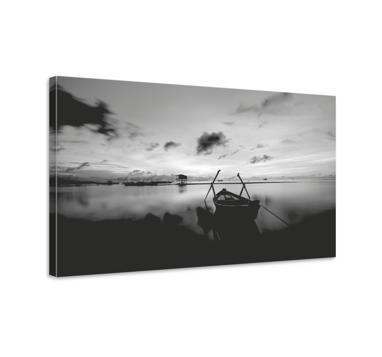 Wandbilder landschaft ruhige uferlandschaft - TenStickers