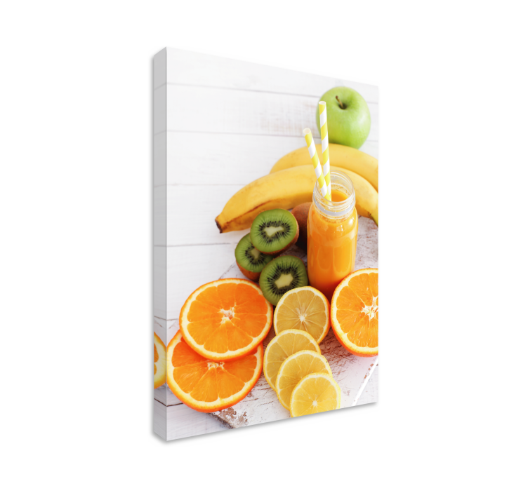Leinwandbild obst frisches zitrus-medley - TenStickers