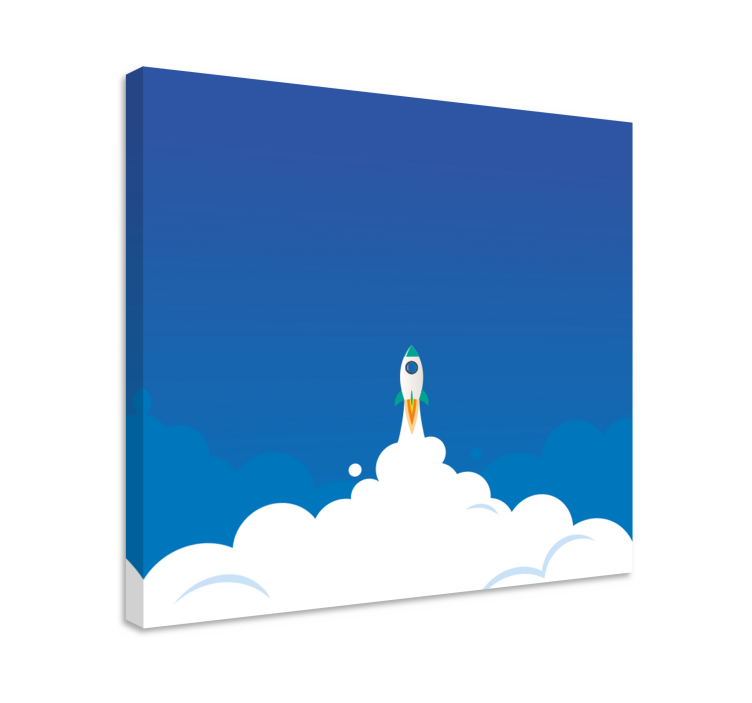 Dinosaurier wandbild raketenstart abenteuer - TenStickers