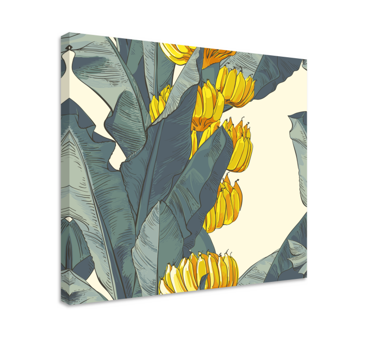 Leinwandbild tropische blumenarrangement - TenStickers