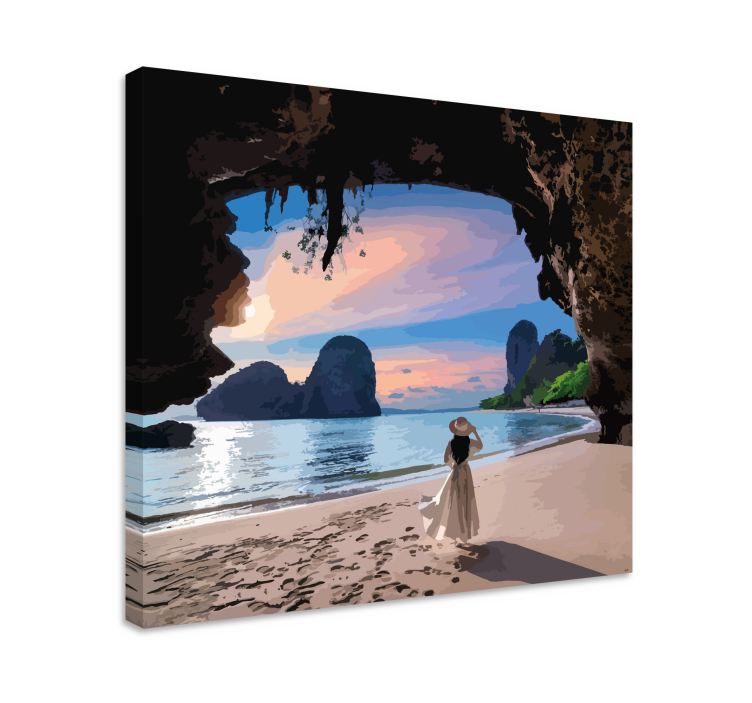 Wandbilder landschaft küstenruheblick - TenStickers