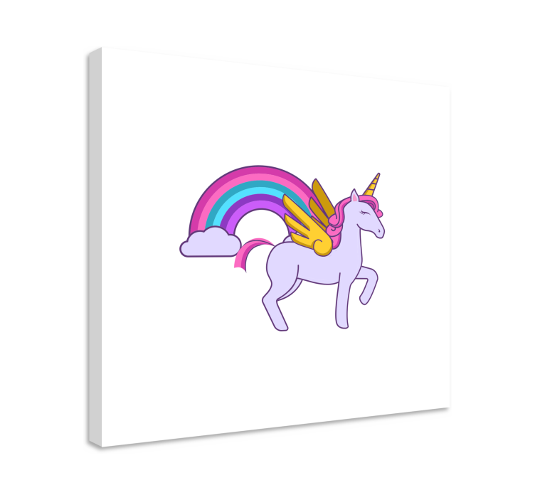 Einhorn wandbild magische einhorn fantasie - TenStickers