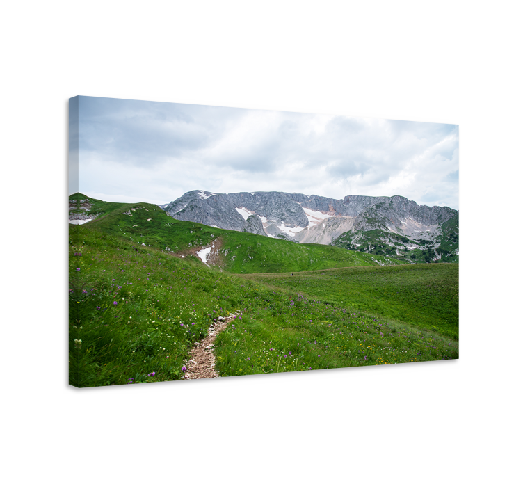 Wandbilder landschaft ruhiger bergpfad - TenStickers