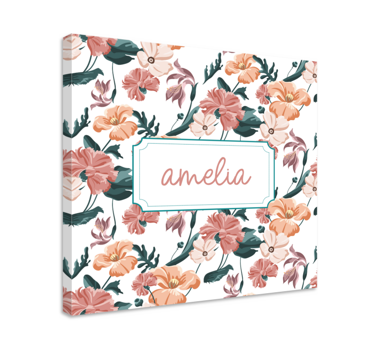 Leinwandbild individuelles botanisches arrangement - TenStickers