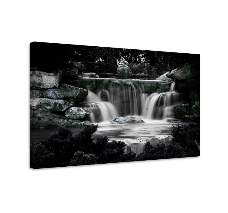 Wandbilder landschaft sanfte wasserfälle - TenStickers