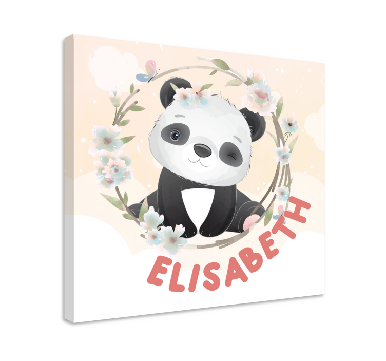 Wandbild tier süßes panda design - TenStickers