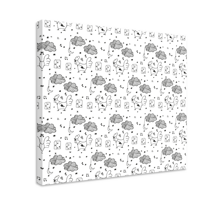 Wandbild tier charmante gefiederte freunde - TenStickers