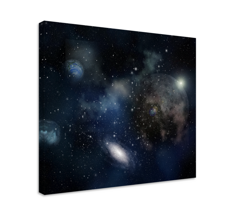 Wandbild ballerina im galaxie entdeckungsthema - TenStickers