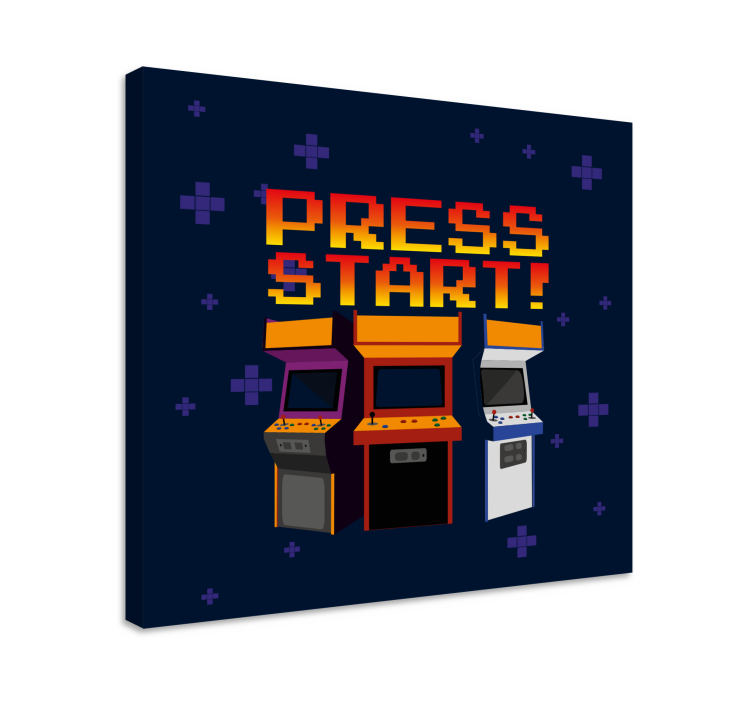 Wandbild gaming retro-spielautomaten - TenStickers