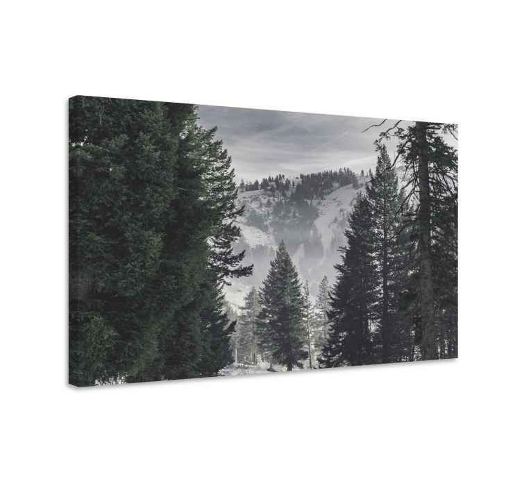 Wandbilder landschaft majestätische bergszene - TenStickers