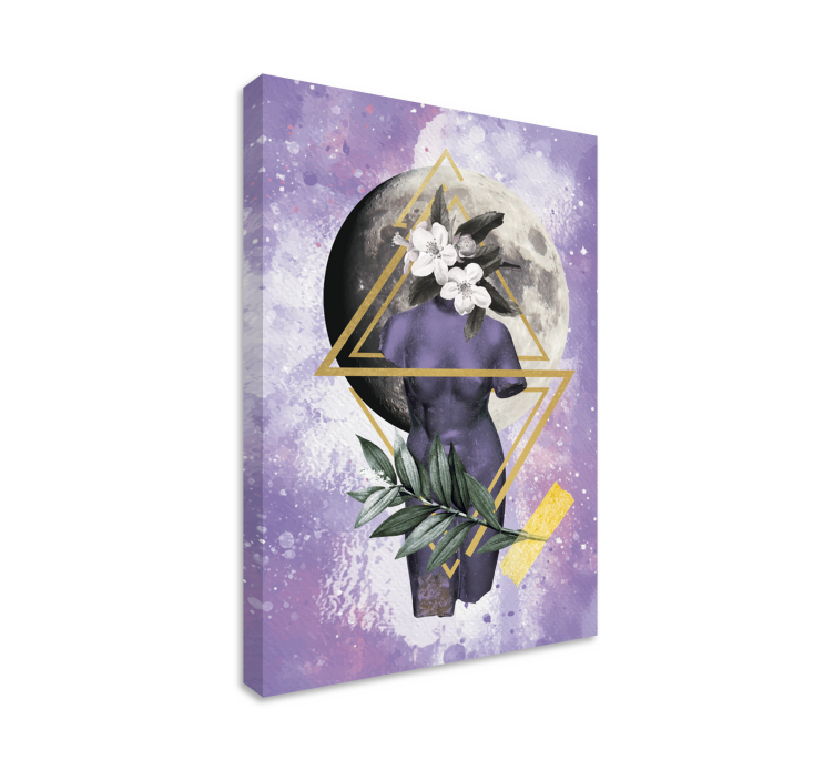 Wandbilder Abstrakte moderne Kunst Feminin - TenStickers