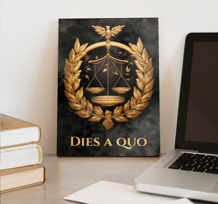 Moderne Wandbilder Büro Gerechtigkeitsbilanz - TenStickers