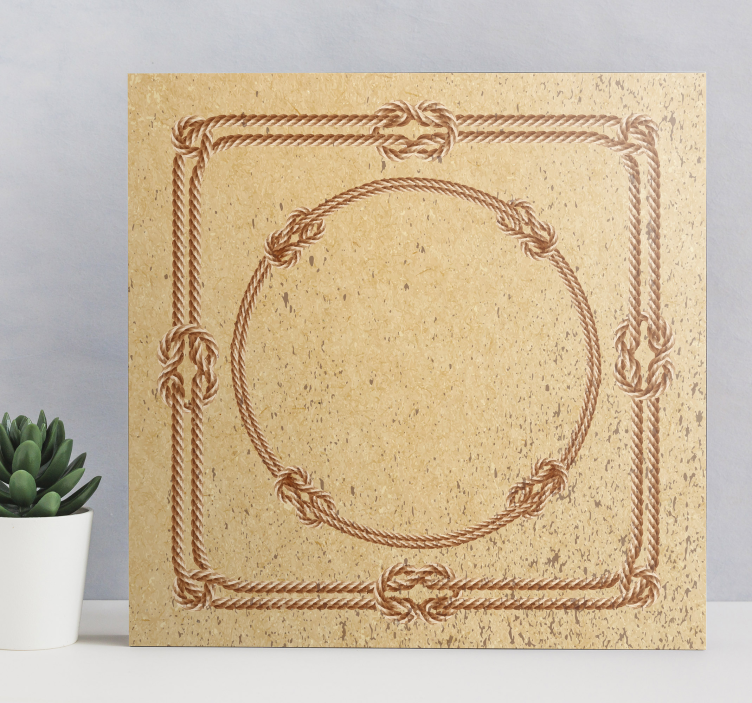 Leinwandbild seilrahmenprägung - TenStickers