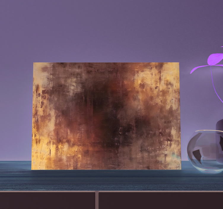 Wandbild Wohnzimmer abstrakte Malerei - TenStickers