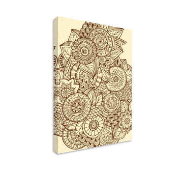 Wandbild Mandala Geometrisches Muster des mandalas - TenStickers