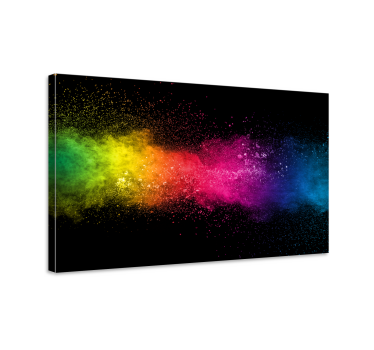 Wandbild abstrakt Mehrfarbiger spritzer - TenStickers