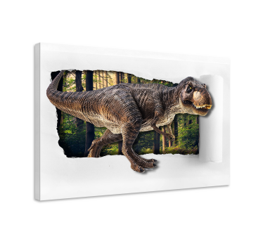 Leinwandbild Dinosaurier 3d-dinosaurier - TenStickers