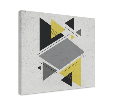 Geometrische wandbilder in geometrischer anordnung - TenStickers