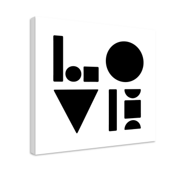 Geometrische wandbilder formen und figuren - TenStickers