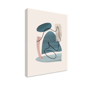 Leinwandbilder Büro Elegante lithographie - TenStickers