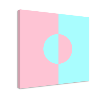 Geometrische wandbilder kreis und teilung - TenStickers