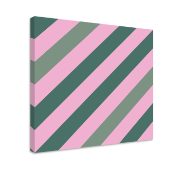 Geometrische wandbilder mit diagonalen streifen - TenStickers