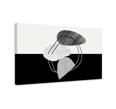 Leinwandbild abstrakt geometrische formen fusion - TenStickers