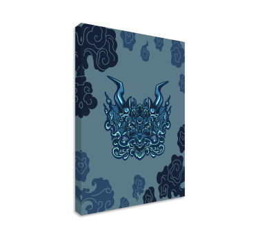 Mandala wandbilder drache inspiriert mandala - TenStickers