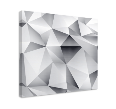 Geometrische wandbilder abstrakte facettierte struktur - TenStickers
