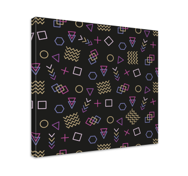 Geometrische wandbilder mit geometrischen formen - TenStickers