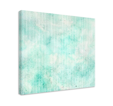 Leinwandbild abstrakt weiche aqua-textur - TenStickers