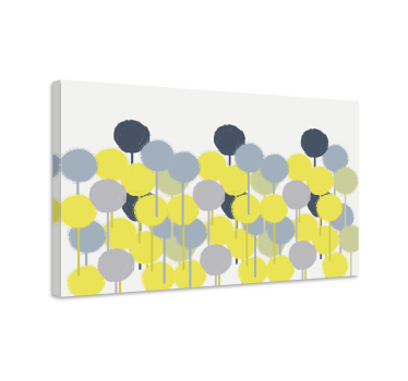 Geometrische wandbilder im kreisförmigen design - TenStickers