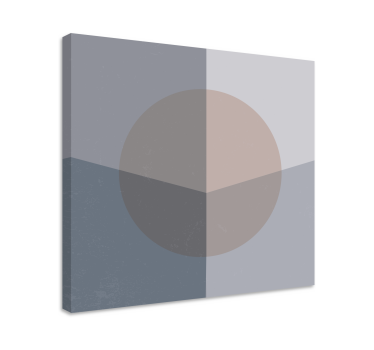 Geometrische wandbilder abstrakte kreis-komposition - TenStickers