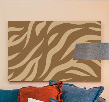3d leinwandbild mit stilisierten wellenmustern - TenStickers