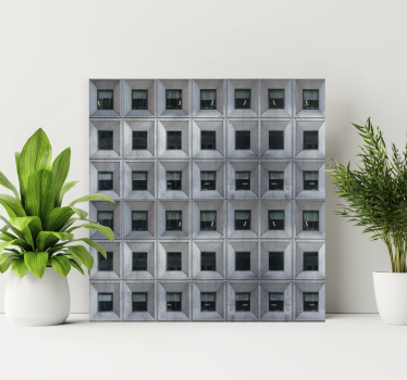Wandbilder 3D Brutale Architektur - TenStickers