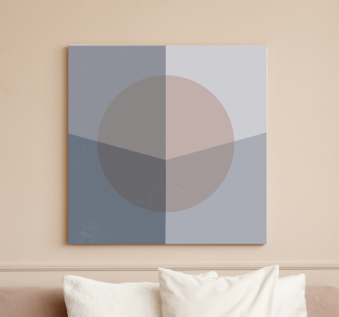 Geometrische wandbilder abstrakte kreis-komposition - TenStickers